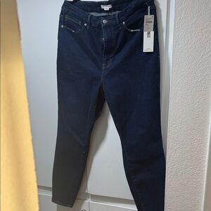 Good American Women's Dark Blue Skinny Jeans